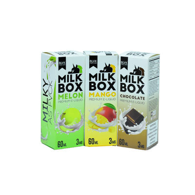 La caja caliente 60ml/3mg de la leche de Blvk de los productos es Vape bueno proveedor